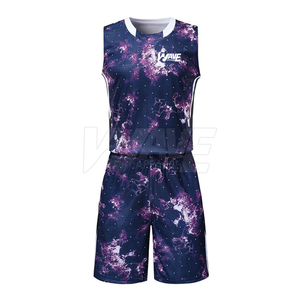 Uniformes de Baloncesto Cortos y Transpirables de Diseño Personalizado OEM para Adultos, Tallas Grandes, Precio Razonable, Servicio OEM, 100% Poliéster - Product Image 1