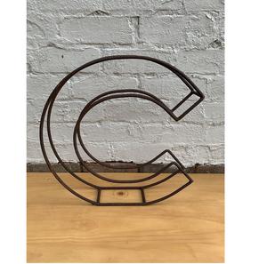 Piso de alambre de metal chapado en oro de pie decorativo de la A LA Z todos los alfabetos unidos para la pared del hogar alfabeto decorativo - Product Image 3