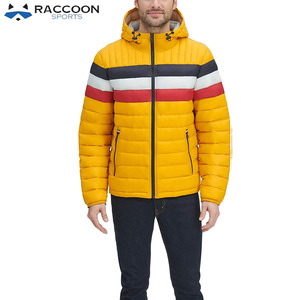 Nouveau design de vestes en plumes gonflées pour hommes, veste de qualité grande taille, randonnée, raton laveur à la mode, sport, longue durée, vente en gros - Product Image 4