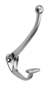 Gancio appendiabiti doppio verticale nichelato 104x75mm (GSC 3802749) - Product Image 1