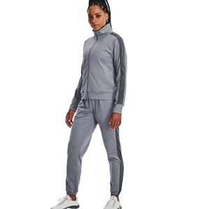 Ensemble de survêtements d'entraînement en tricot d'hiver pour femmes de grande taille avec logo personnalisable - Product Image 1