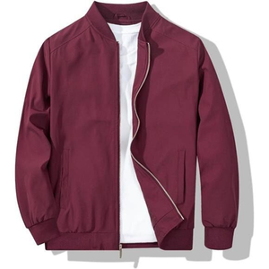 Chaquetas sólidas informales a prueba de viento para hombre, 5XL, primavera Otoño, Material de carcasa suave, chaqueta Bomber Cordura transpirable, estilo de talla grande - Product Image 3