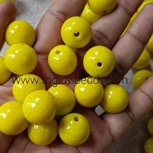 Cuentas de vidrio ovaladas redondas de estilo antiguo hechas a medida en colores surtidos para diseñadores de joyas y reventa de Tiendas de Cuentas - Product Image 4