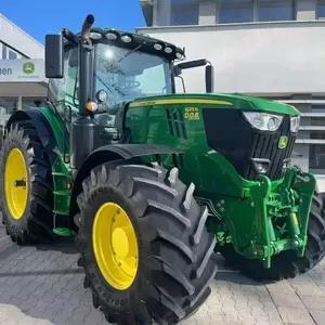 Trator agrícola John Deeree com novo design muito limpo