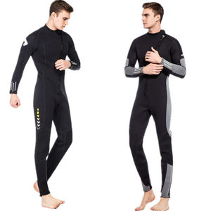 Traje de neopreno de 3mm con logotipo personalizado impreso, traje completo con cremallera trasera impermeable para buceo libre, surf, natación, servicio OEM - Product Image 5