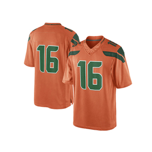 with team name premium quality 100%polyester football jersey shirts top V-neck breathable <b>American</b> football jersey customized - Product Image 6