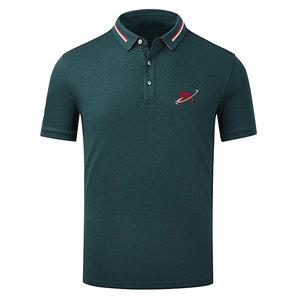 Vente flash, prix raisonnable, polos pour hommes, design personnalisé, respirants, légers, polos pour hommes de couleur unie - Product Image 1