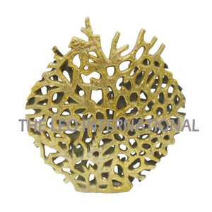 Florero de hierro costero Chapado en plata con forma única de Metal de aluminio, estilo elegante, hecho a mano de lujo, excelente calidad - Product Image 4