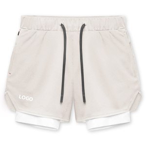 2025 course Gym Compression Shorts nouveau pour hommes arrivées en gros à séchage rapide 2 en 1 décontracté impression numérique entraînement - Product Image 2