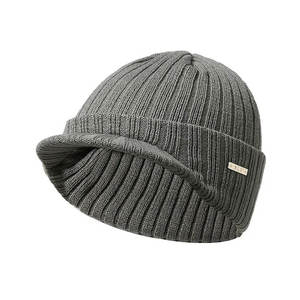 Precio al por mayor, gorros, logotipos bordados personalizados, gorro, gorro, alta calidad, 100% algodón, sólido, suave, cálido, gorros - Product Image 6