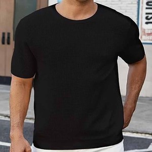 T-shirt décontracté pour homme en gros, vêtements pour homme, respirant, nouveau t-shirt, logo personnalisé, uni, téléchargé par Dress Sports - Product Image 5