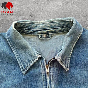 Veste en jean à boutons pour homme, design personnalisé, OEM ODM, style classique, vêtements décontractés et tendance - Product Image 5