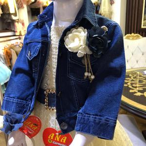 Vestido con Top de Mezclilla para Bebé Niña Nuevo Diseño de Sombrilla con Diadema Última Colección de Ropa de Fiesta - Product Image 5