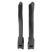 Attaches de câbles en nylon noir en gros d'usine, 150 mm, auto-bloquantes, à boucle et crochets, largeur 12 mm, réutilisables