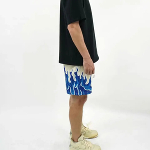 Shorts de basket-ball en maille pour hommes, streetwear personnalisé, shorts athlétiques respirants, shorts de sport pour l'entraînement, la salle de sport et le port quotidien - Product Image 4