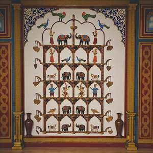 ประติมากรรมเหล็กแบบดั้งเดิมลายสัตว์สำหรับตกแต่งเทศกาลดีวาลี - Product Image 2