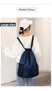 Sac à dos en toile imperméable à cordon de serrage personnalisé pour le sport SPORTEX WEARS, vente chaude, plusieurs couleurs - Product Image 4