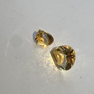 Deliciosas piedras citrinas en forma de corazón 7-11MM tamaño C4 color - Product Image 6