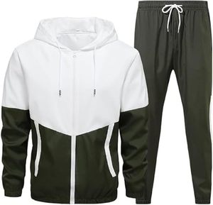 Conjunto Deportivo Informal de Invierno con Capucha, Pantalones Deportivos Acampanados, Conjuntos de Sudadera con Capucha, Color Sólido, 100% Algodón, Transpirable, Cortavientos - Product Image 5