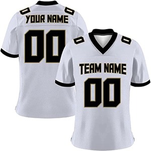 Camiseta de fútbol americano hecha a medida de alta calidad, nuevo diseño, camiseta de talla grande - Product Image 4