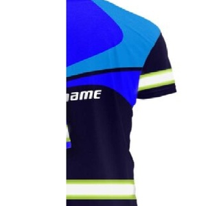Custom Colors 100% Polyester Security Guard Uniforms Customized Short Sleeve Crew Neck Shirt Print for Adults Blank Jersey - Product Image 2
