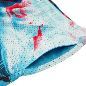 Pantalones cortos transpirables de talla grande para hombre, pantalones cortos de malla deportivos para hombre, pantalones cortos de malla personalizados, cintura elástica cómoda - Product Image 4