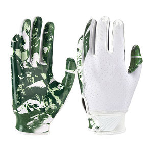 Gants de Sport en Silicone Imprimés Personnalisés Conception de Paume Antidérapante pour Joueurs de Football Américain - Product Image 1