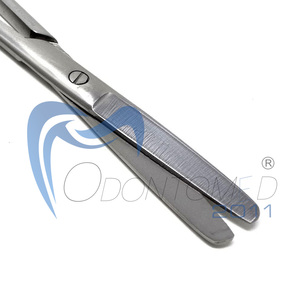 Ciseaux chirurgicaux médicaux Odontomed 2011 ODM-02-14E 5 1/2" à lame arrondie en acier inoxydable Classe I certifiés CE - Product Image 3