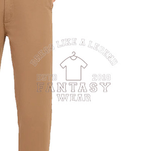 Pantalones Chinos Casuales para Hombre FANTASY WEAR 2026, Premium y de Alta Calidad, Corte Ajustado, de Algodón, con Diseño y Logotipo Personalizados - Product Image 2
