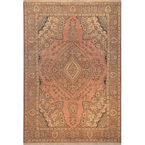 Alfombra de Lana Tabriz Hecha a Mano con Diseño Artesanal de Lujo, Calidad Premium para Decoración de Hogar, Oficina y Sala de Estar - Product Image 1