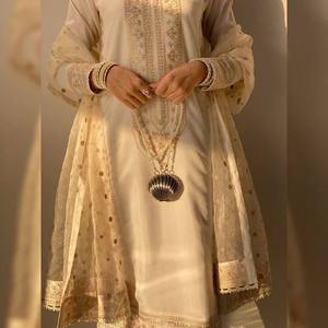 Salwar Kameez avec Dupatta ensemble pakistanais Eid spécial prêt à l'emploi Salwar costume 3pc Designer brodé Kurta ensemble Punjabi costume - Product Image 2