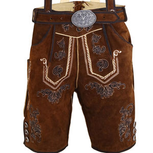 Hombres tradicional Lederhosen Herren bávaro Hombres Trachten Lederhosen Kurze Trachtenmode Lederhose - Product Image 1