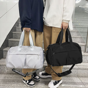 Gran oferta, bolsa de lona de gran tamaño, bolsa de viaje impermeable de cuero genuino con cierre de cremallera, bolsa de lona duradera a la moda para exteriores - Product Image 3