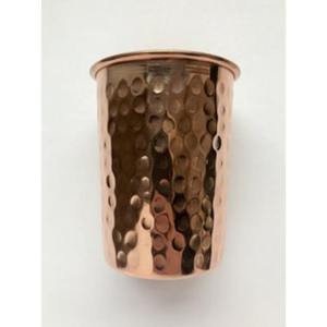 Vaso de vidrio de cobre puro para agua de desintoxicación, rutina matutina, vasos de metal hechos a mano de la mejor calidad para un estilo de vida saludable - Product Image 5