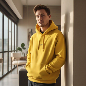 Pull à capuche pour hommes Tops Haute qualité Loose Fit Hood Long Sleeve Hoodies Outdoor Jogging Fitness Wear Hoodie Men's - Product Image 6