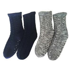 Chaussettes d'hiver chaudes en coton thermique pour hommes, chaussettes courtes pour la maison, pantoufles antidérapantes, antidérapantes, épaisses, douces, antidérapantes pour la maison - Product Image 6