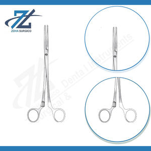 Fórceps de arteria Roberts de 230mm, curvado en plano, mordazas dentadas, junta de tornillo, abrazadera hemostática de precisión, grado quirúrgico inoxidable - Product Image 3