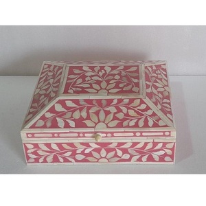 Excellent Hand Curved Super Stylish Product MOP Wood <b>Box</b> Inlay Work Theme Bone Inlay <b>Material</b> For Jewelry <b>Storage</b> Packing Items - Product Image 2