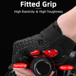 La mejor calidad 2025 peso ligero nuevo diseño hombres mujeres deportes al aire libre montar ciclismo medio dedo guantes - Product Image 6