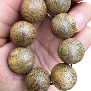 Superior Quality 15 Bead 14mm Luxurious Wood Jewelry <b>Bracelet</b> Natural <b>Sweet</b> Smell Pure Vietnam Agarwood High Quality Wood Beads - Product Image 3