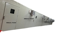 Séchoir à pompe à chaleur EmiQual pour la transformation alimentaire et les pâtes avec chauffage au gaz, moteur 480V et matériau SUS304