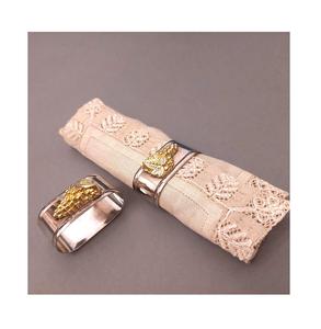 Anillo de Servilleta Metálico, Decoración de Mesa Premium, Hecho a Mano, Reutilizable para una Presentación Elegante - Product Image 1