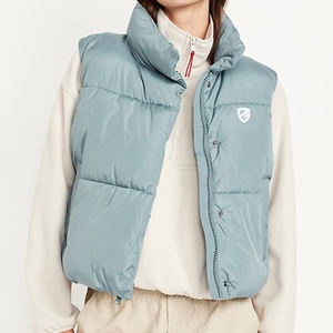 Vente en gros Nouveau gilet boutonné sans manches couleur unique respirant léger avec doublure en nylon imprimé Technics - Product Image 2