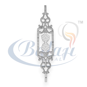 Grille de balcon Balaji Metals, durable, sécuritaire, moderne, super résistante, en fonte sans cadre, résistante à la rouille, moulage au sable, 5 ans - Product Image 1