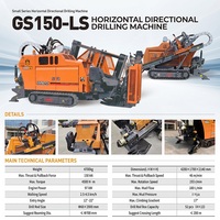 GOODENG GS150-LS 150kN Machine de forage directionnel horizontal (HDD) pour l'installation de pipelines sans tranchée