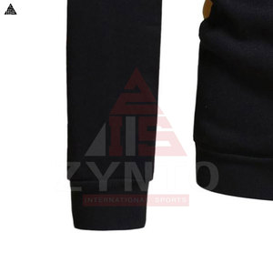 Sweat-shirts en molleton personnalisés avec logo, légers, de haute qualité, en molleton uni, basiques, en coton mélangé, décontractés, pour hommes - Product Image 5