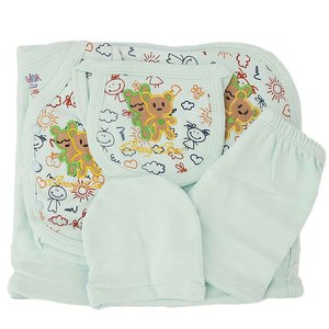 Ensemble de cadeaux pour nouveau-né (5 pièces) - Cyan - Product Image 1