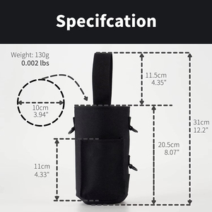 Top Quality Gym Water Bottle <b>Bag</b> <b>Holder</b>, Built-in Magnet for Easy Attachment to Metal Surface, Magnetic Bottle Sleeve Pouch - Product Image 1