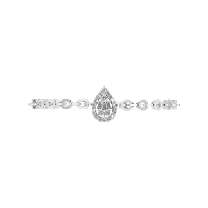 Pulsera de eslabones de cadena de diamantes naturales de platino 950 para mujer, joyería fina elegante para fiestas, excelente para mujeres de moda - Product Image 3