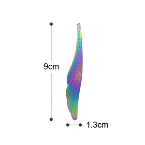 Pinzas profesionales para cejas de acero inoxidable de alta calidad con punta puntiaguda Logotipo privado personalizado Hecho en Pakistán para uso de belleza - Product Image 6